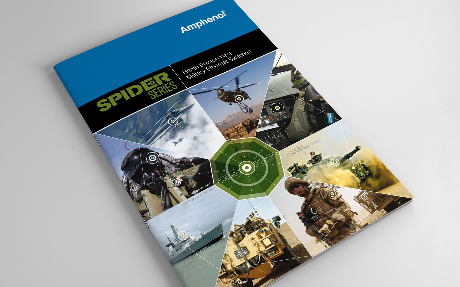 Buzzword creates a series of capability brochures for Amphenol