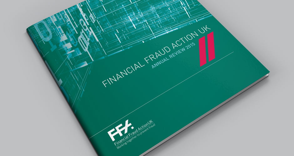 Financial Fraud Action UK print collateral