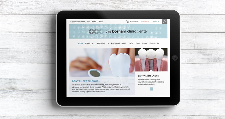 Bosham Clinic Website