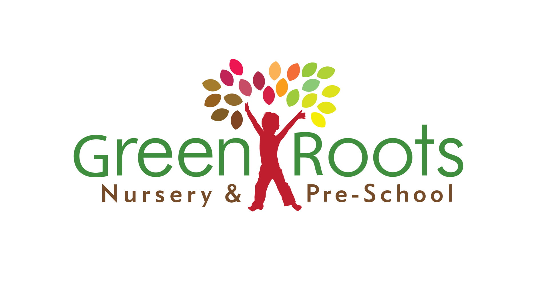 Green Roots Nursery & Pre-School refined logo